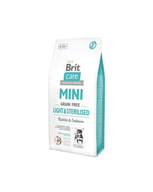 BRIT Care Dog Mini Grain Free Light & Sterilised 7 kg