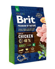 BRIT Premium By Nature Adult Extra Large XL 3 kg