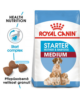 ROYAL CANIN Medium Starter Mother&Babydog 12 kg granule pro březí nebo kojící feny a štěňata