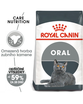ROYAL CANIN Oral Care 8 kg granule pro kočky snižující tvorbu zubního kamene