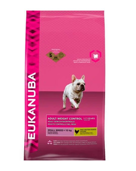 EUKANUBA Weight Control Adult Small Breeds Chicken 3 kg