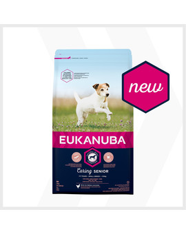 EUKANUBA Caring Senior Small Breed bohatá na čerstvé kuřecí 3kg