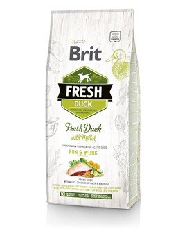 BRIT Fresh Duck & Millet Adult Run & Work 12 kg