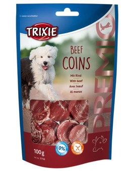 TRIXIE Snack Premio kroužky hovězím masem. 100 g