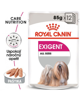 ROYAL CANIN Exigent Dog Loaf 85g kapsička s paštikou pro mlsné malé psy