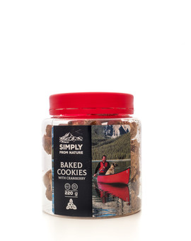 SIMPLY FROM NATURE  Brusinkové sušenky pro psy 220 g