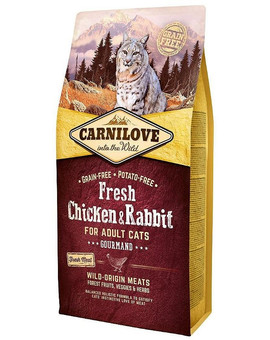 CARNILOVE Adult Gourmand Fresh Chicken & Rabbit  2 kg