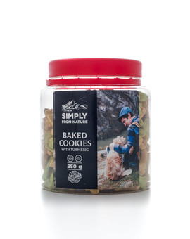 SIMPLY FROM NATURE ​Kurkumové sušenky pro psy 250 g
