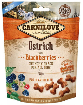 CARNILOVE Crunchy Snack Ostrich&Blackberries 200 g