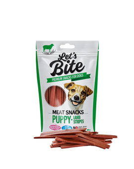 BRIT Let's Bite meat snacks puppy lamb stripes 80 g