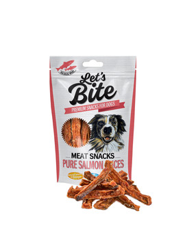 BRIT Let's Bite meat snacks pure salmon slices 80g