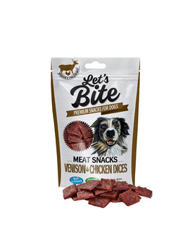 BRIT Let's Bite meat snacks vension & chicken dices 80 g