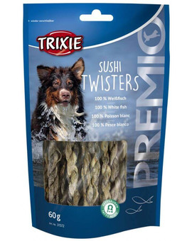TRIXIE snack premio sushi twisters copánky 60 g