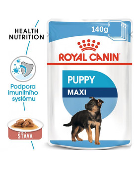 ROYAL CANIN Maxi Puppy 10x140g kapsičky pro velká štěňata