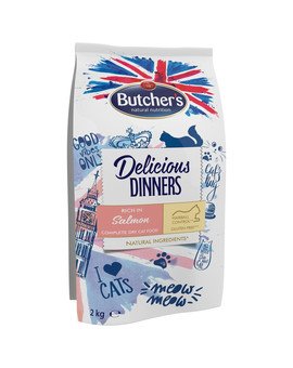 BUTCHER'S Delicious Dinners Cat dry Salmon/fish 2 kg