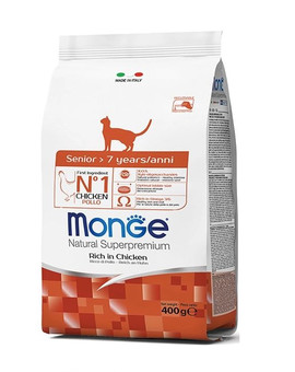 MONGE Cat Senior 400g granule pro starší kočky