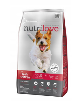 NUTRILOVE Dog Adult S Fresh Chicken 8kg