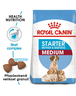 ROYAL CANIN Medium Starter Mother&Babydog 1 kg granule pro březí nebo kojící feny a štěňata