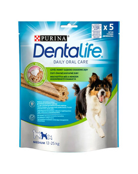 PURINA Dentalife Medium 6x115g (30ks) dentální pamlsky pro psy středních plemen