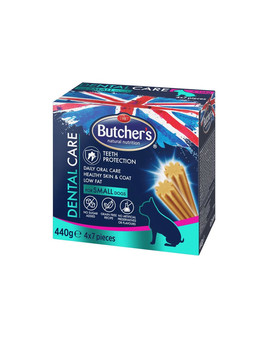 BUTCHER'S Dental Care for Small Dogs 4x110g dentastické pochoutky pro psy malých plemen
