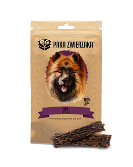 PAKA ZWIERZAKA Stripsy 100% Husa 80g přírodní pamlsek pro psy