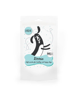PAKA ZWIERZAKA PEPE Mini Chunkies Goose 80 g pamlsek z husy