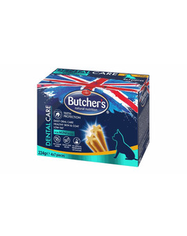 BUTCHER'S Butcher's Dental Care for Mini Dogs 4x56g dentální tyčinky pro miniaturní psy