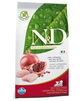 N&D Grain Free Puppy S/M Chicken & Pomegranate 2,5kg