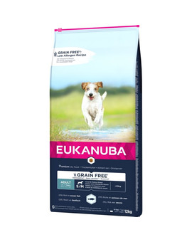 EUKANUBA Adult Small & Medium Grain Free Ocean Fish 12 kg