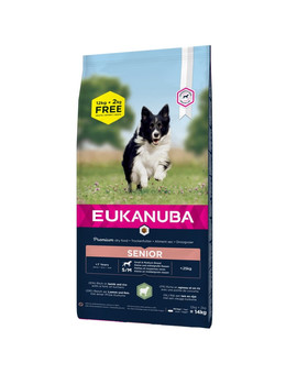 EUKANUBA Mature & Senior Lamb 12 + 2 kg ZDARMA