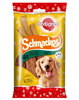 PEDIGREE Schmackos Vánoční pamlsek Krůtí 144 g