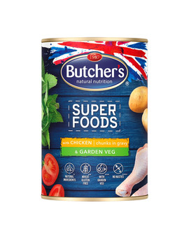 BUTCHER'S Superfoods Dog Tripe dršťky a kuřecí 400 g