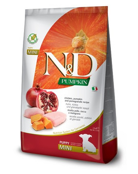 N&D Pumpkin Dog Puppy Mini Chicken & Pomegranate 800g