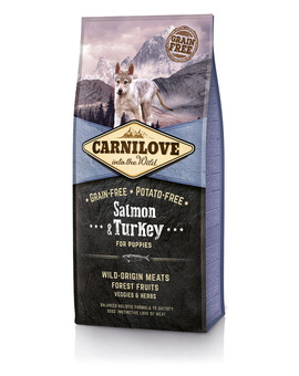 CARNILOVE Dog Salmon & Turkey for Puppies 4 kg