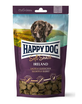 HAPPY DOG Soft Snack Ireland 100g losos a králík