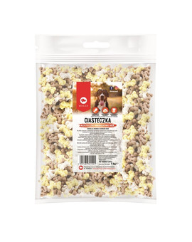 MACED Vanilkové kostky Mix 1 kg Sušenky pro psy