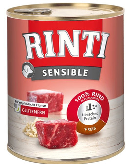 RINTI Sensible wołowina z ryżem 800gr