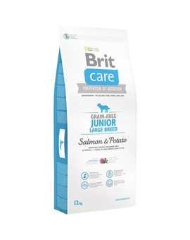 BRIT Care  Dog Grain-Free Junior Large Breed Salmon & Potato 3kg