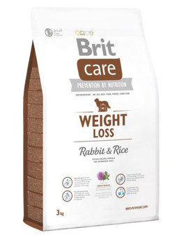 BRIT Care Dog Weight Loss Rabbit & Rice 3kg