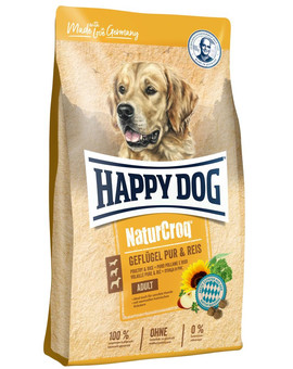 HAPPY DOG NaturCroq Geflügel Pur & Reis 4kg