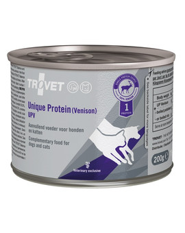 TROVET Unique Protein Venison UPV pro psy i kočky 200 g