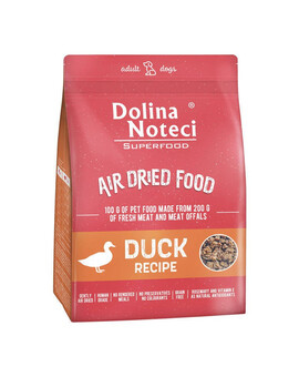 DOLINA NOTECI Superfood Suché krmivo pro psy kachna 1 kg