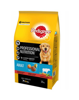 PEDIGREE Professional Nutrition Hovězí se zeleninou 15kg