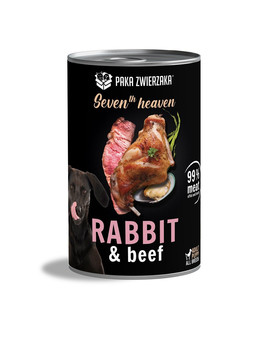 PAKA ZWIERZAKA Seventh Heaven rabbit&beef 400 g