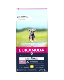 EUKANUBA Puppy Small & Medium Grain Free Chicken 12 kg