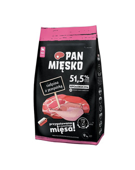 PAN MIĘSKO s telecím a křepelčím masem 9 kg pro malá plemena