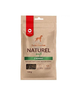 MACED Super Premium Naturel Soft pamlsek pro psy s koňským masem 100g
