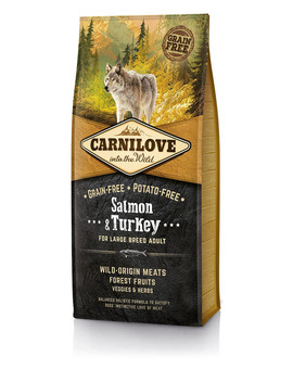 CARNILOVE Dog Salmon & Turkey for Large Breed Adult 12 kg