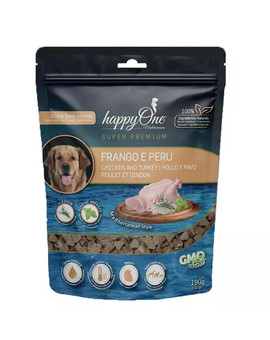 DIVINUS Poloměkký pamlsek pro psy Happyone Mediterraneum s kuřecím masem 190g