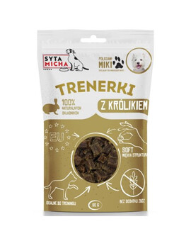SYTA MICHA Tréninkové pamlsky s králíkem pro psy 80 g